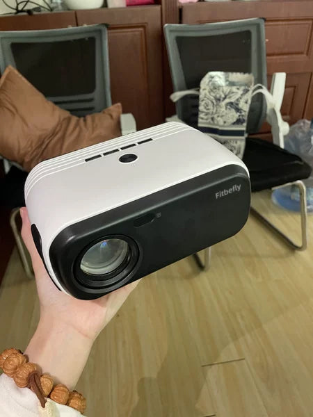 Fitbefly Video Projectors Mini Projector With Wifi And Bluetooth