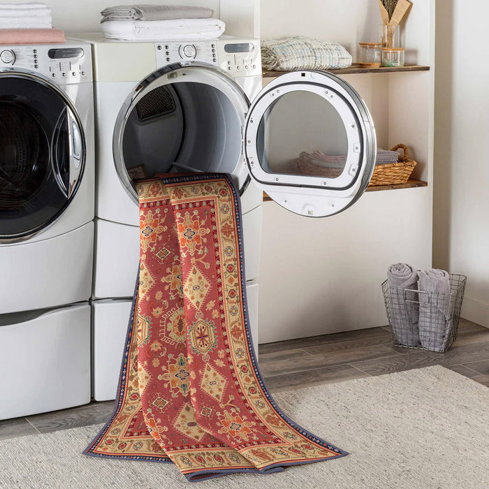 Airgugu Heritage Classique Burgundy Medallion Retro Rug