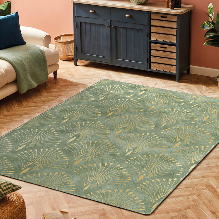 Airgugu Earth Garden Blooming Golden Pistil Rug