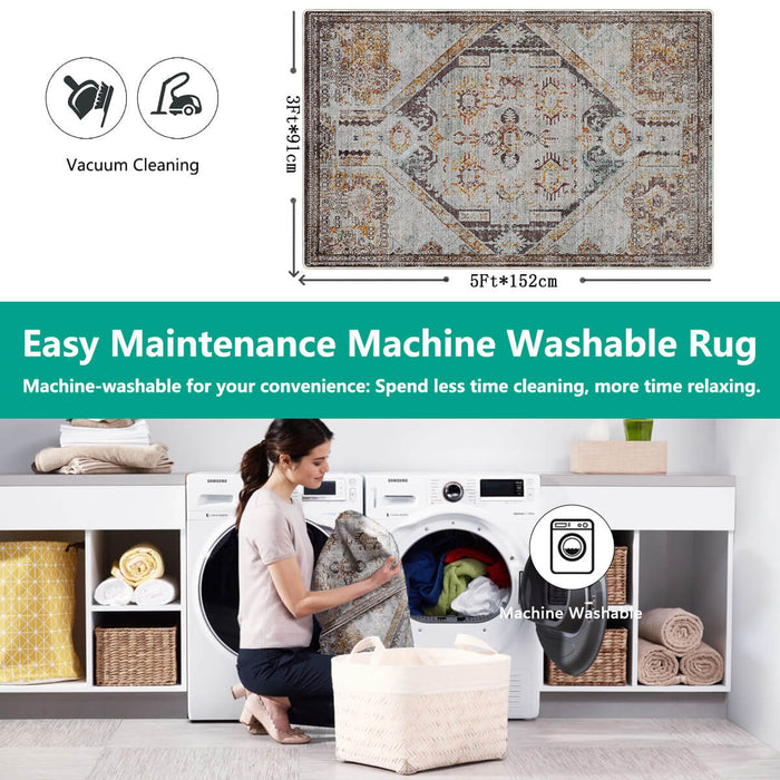 Airgugu Heritage Classique Grey Distressed Rug