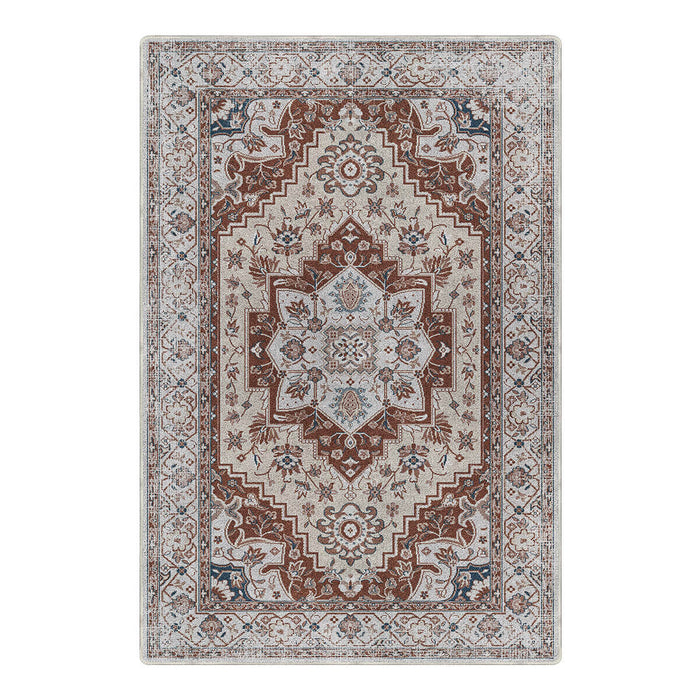 Airgugu Heritage Classique White Brown Art Print Rug
