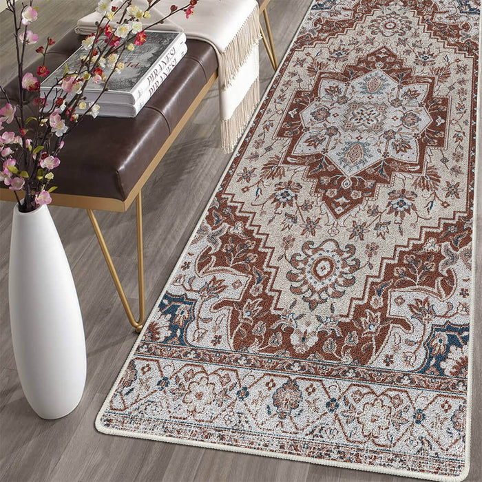 Airgugu Heritage Classique White Brown Art Print Rug