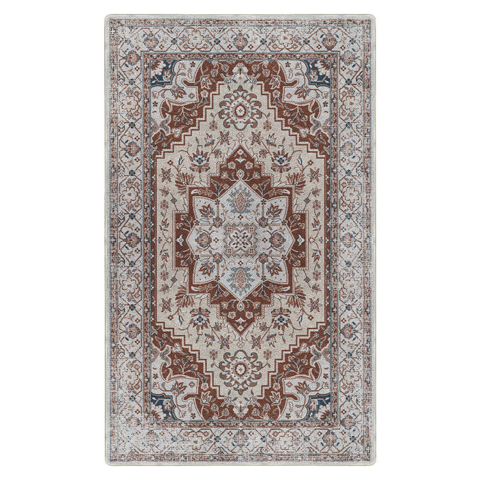 Airgugu Heritage Classique White Brown Art Print Rug