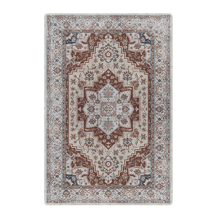 Airgugu Heritage Classique White Brown Art Print Rug