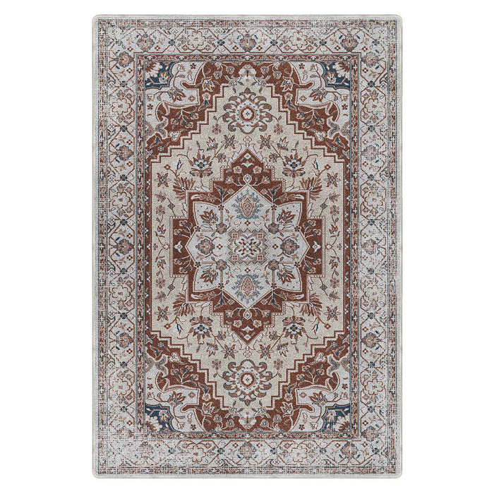 Airgugu Heritage Classique White Brown Art Print Rug