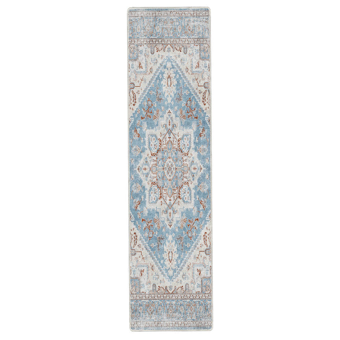 Airgugu Heritage Classique Blue Gray Crystal Rug