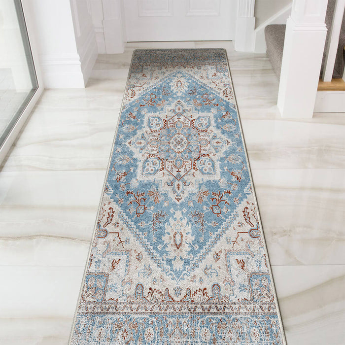 Airgugu Heritage Classique Blue Gray Crystal Rug
