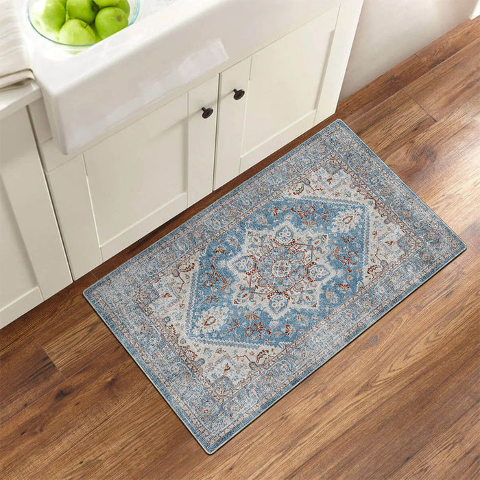 Airgugu Heritage Classique Blue Gray Crystal Rug