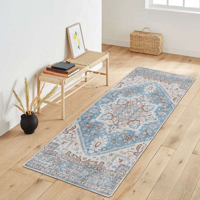 Airgugu Heritage Classique Blue Gray Crystal Rug