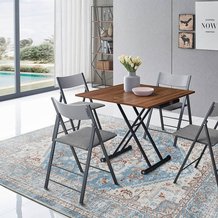 Airgugu Heritage Classique Blue Gray Crystal Rug