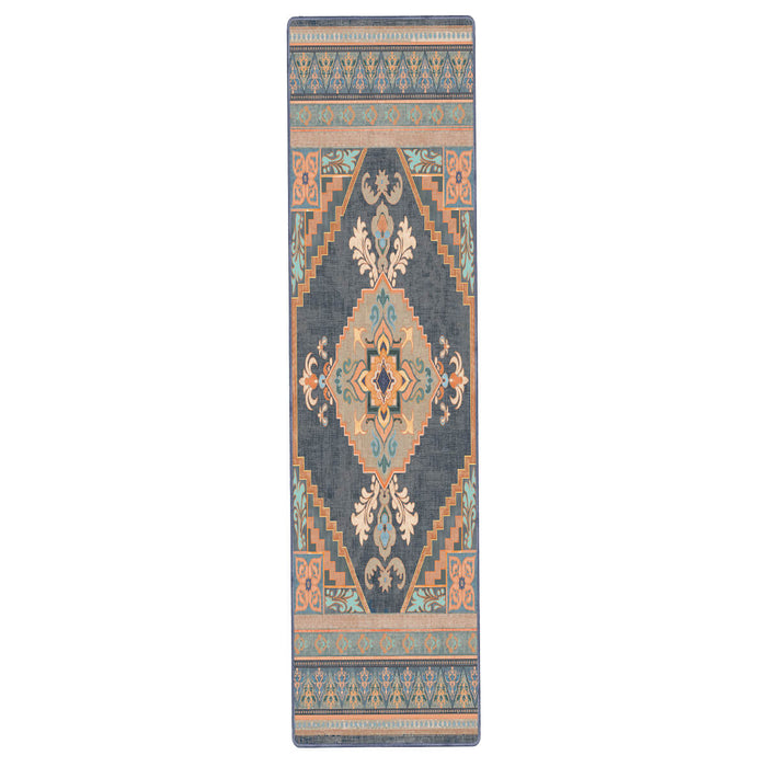 Airgugu Heritage Classique Orange Flower Medallion Rug