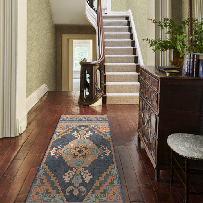 Airgugu Heritage Classique Orange Flower Medallion Rug