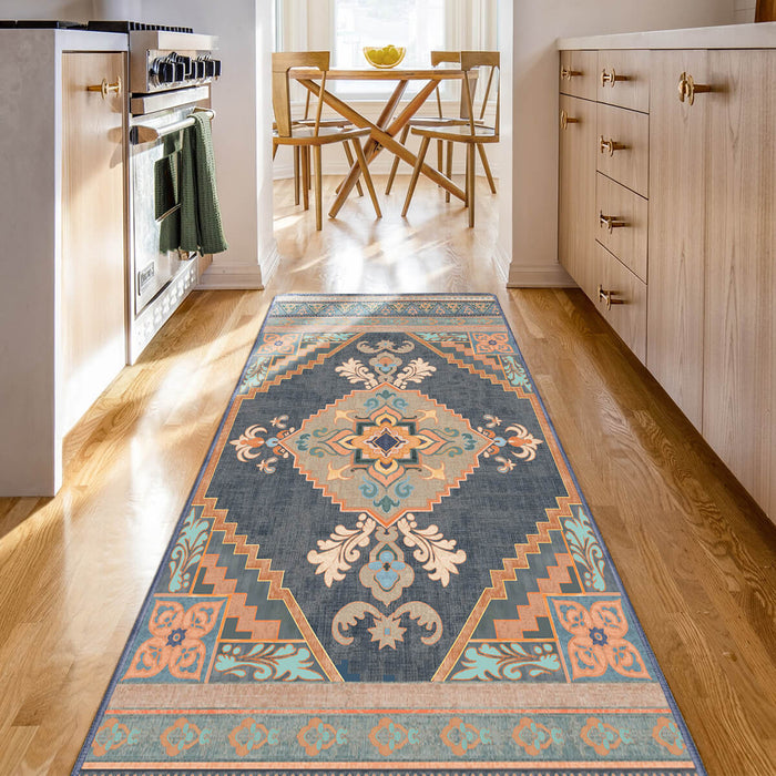 Airgugu Heritage Classique Orange Flower Medallion Rug