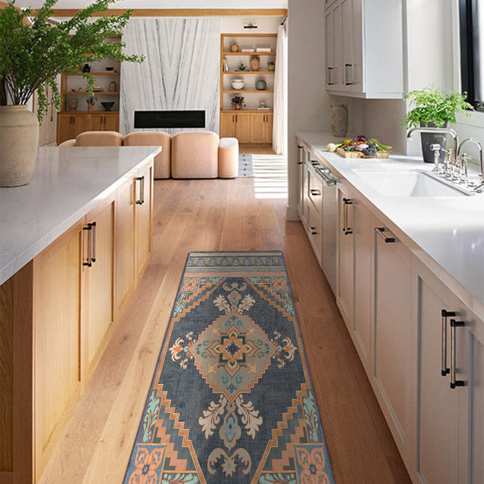 Airgugu Heritage Classique Orange Flower Medallion Rug
