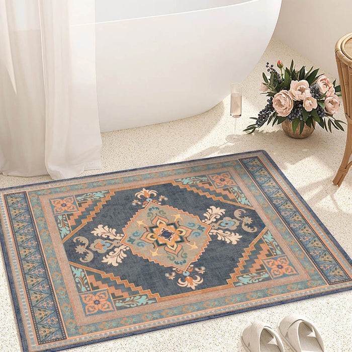 Airgugu Heritage Classique Orange Flower Medallion Rug