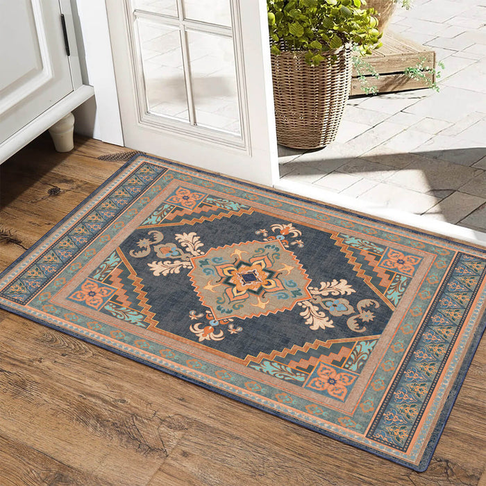 Airgugu Heritage Classique Orange Flower Medallion Rug