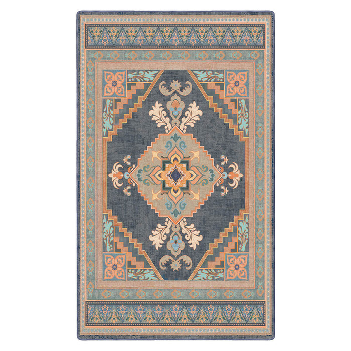 Airgugu Heritage Classique Orange Flower Medallion Rug