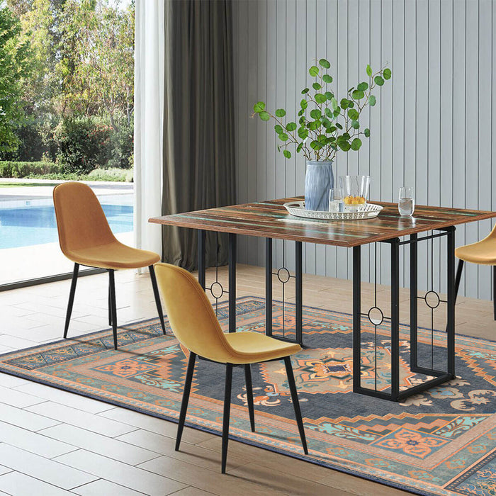 Airgugu Heritage Classique Orange Flower Medallion Rug