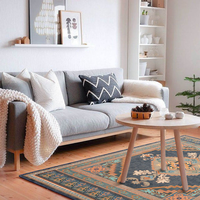 Airgugu Heritage Classique Orange Flower Medallion Rug
