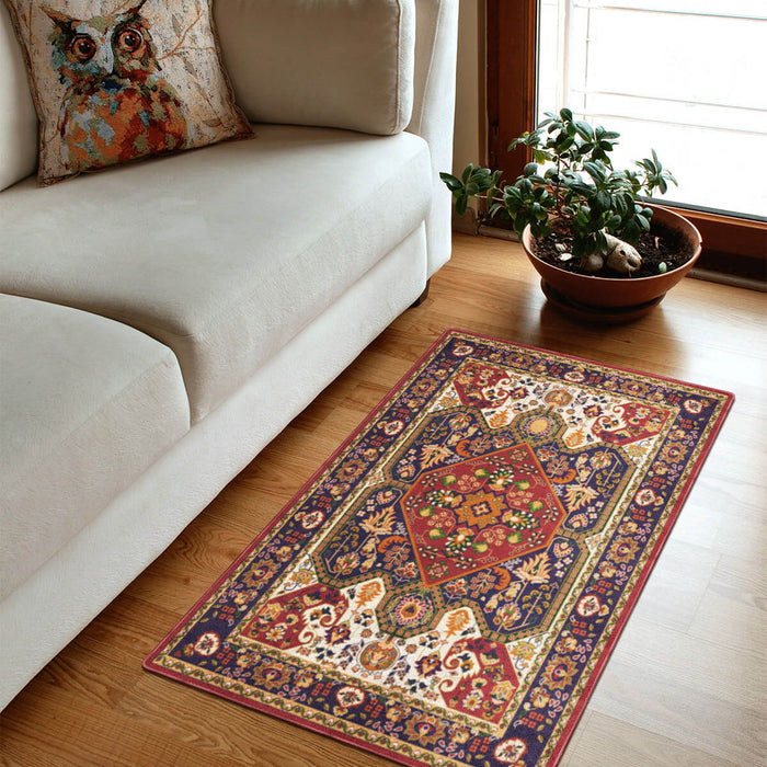 Airgugu Heritage Classique Cayenne Red Hemmed Rug