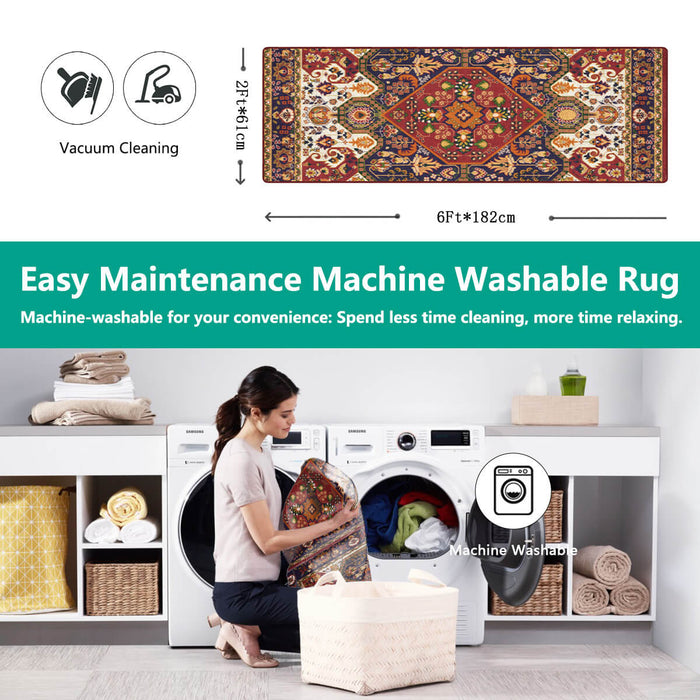 Airgugu Heritage Classique Cayenne Red Hemmed Rug