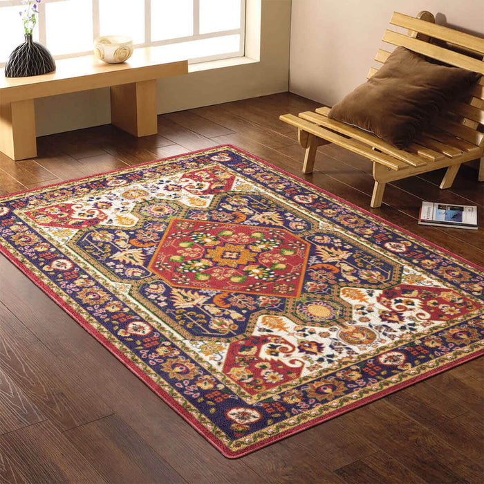 Airgugu Heritage Classique Cayenne Red Hemmed Rug