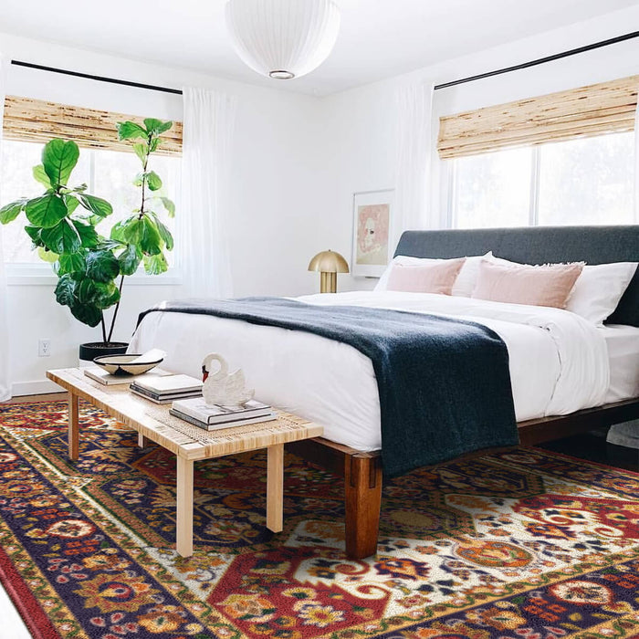 Airgugu Heritage Classique Cayenne Red Hemmed Rug