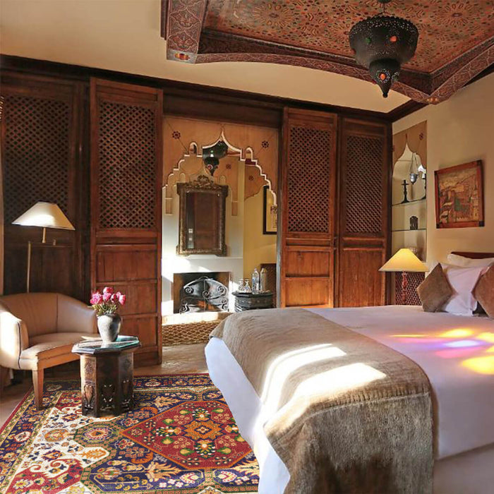 Airgugu Heritage Classique Cayenne Red Hemmed Rug