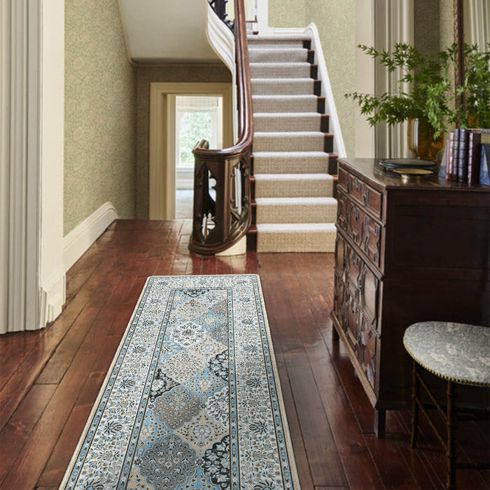 Airgugu Heritage Classique Gray Vintage Floral Rug