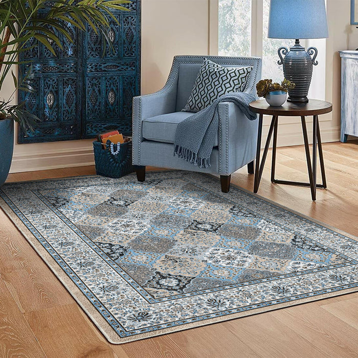 Airgugu Heritage Classique Gray Vintage Floral Rug