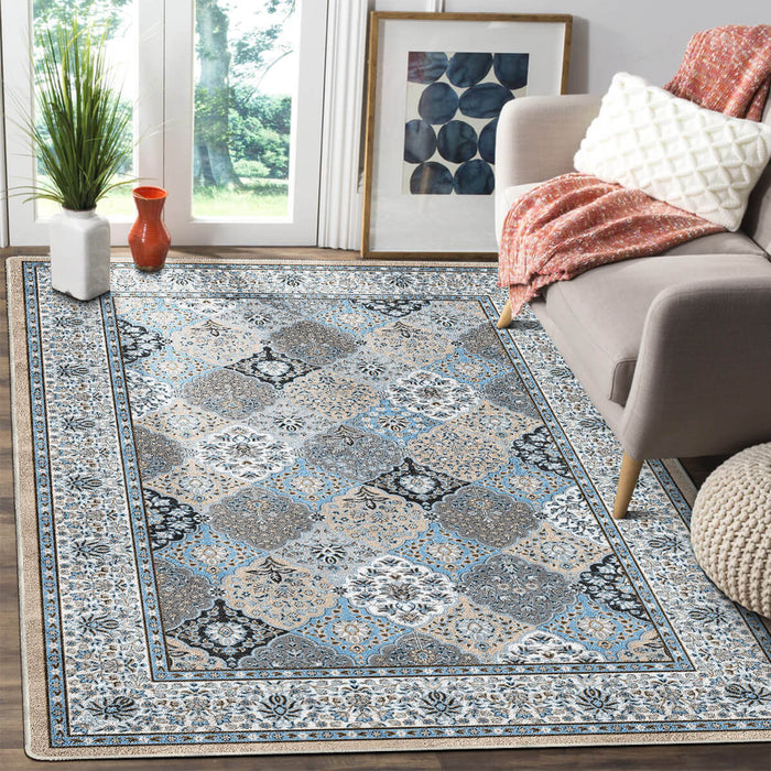 Airgugu Heritage Classique Gray Vintage Floral Rug