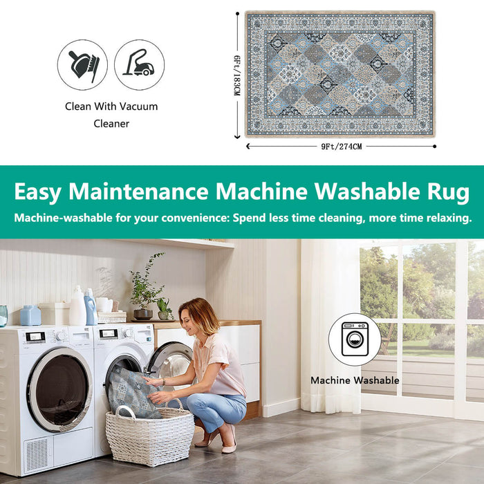 Airgugu Heritage Classique Gray Vintage Floral Rug