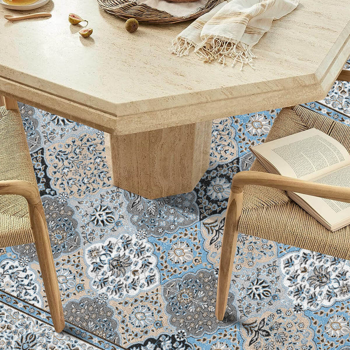 Airgugu Heritage Classique Gray Vintage Floral Rug
