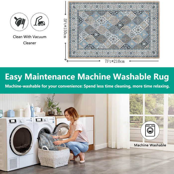 Airgugu Heritage Classique Gray Vintage Floral Rug