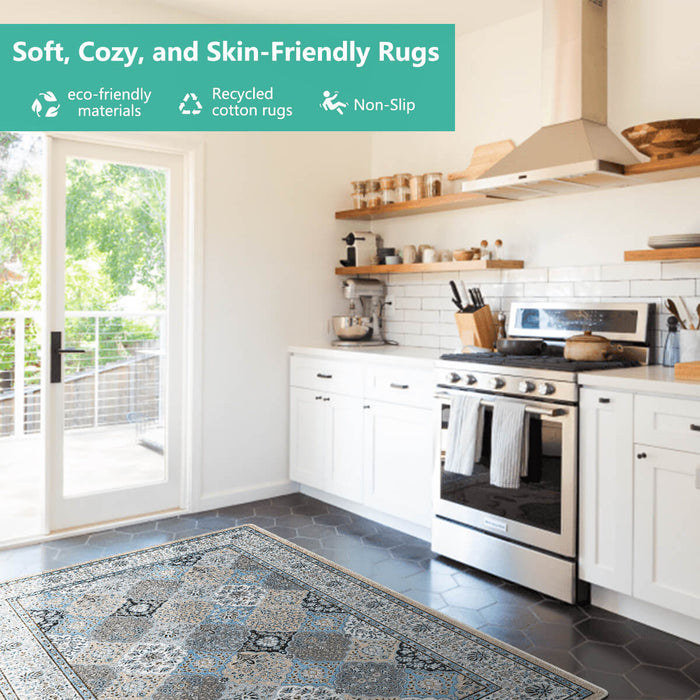 Airgugu Heritage Classique Gray Vintage Floral Rug