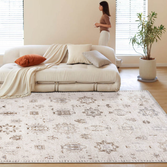 Airgugu  Heritage Classique Shell White Hazy Heraldry Rug