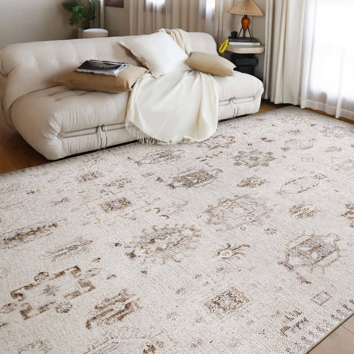 Airgugu  Heritage Classique Shell White Hazy Heraldry Rug