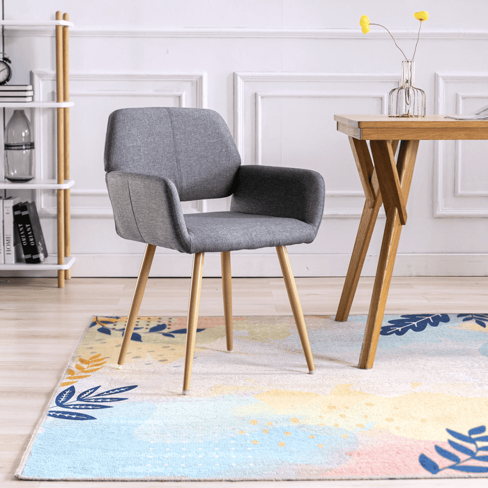Airgugu Earth Garden Multicolor Botanical Leaves Rug