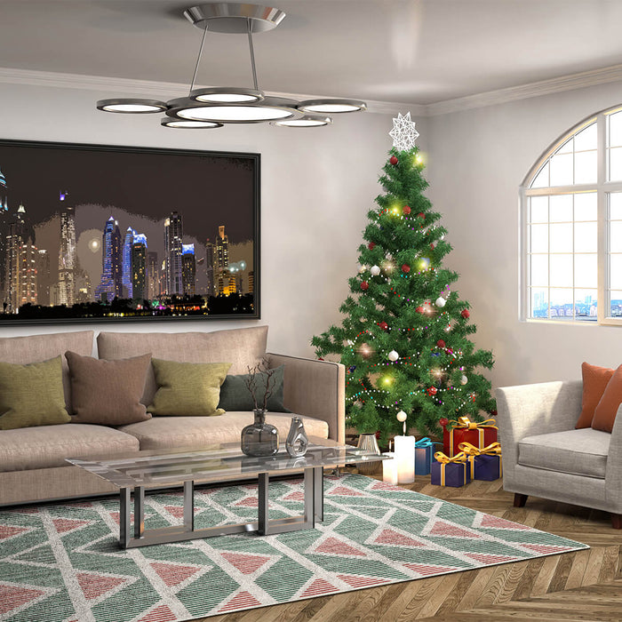 Airgugu Christmas Themed Geometric Pattern Rug🎄🔥