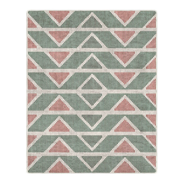 Airgugu Christmas Themed Geometric Pattern Rug🎄🔥
