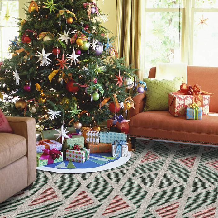 Airgugu Christmas Themed Geometric Pattern Rug🎄🔥