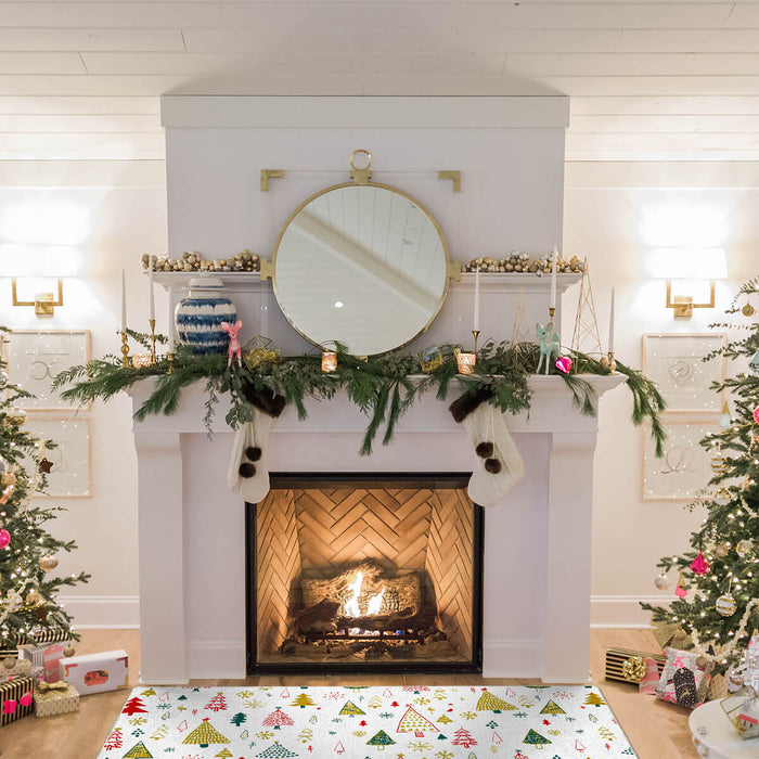 Airgugu White Christmas Tree Rug🎄🔥