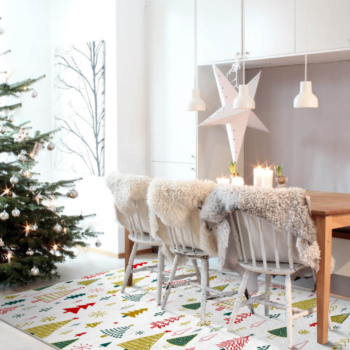 Airgugu White Christmas Tree Rug🎄🔥