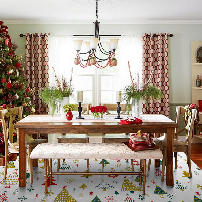 Airgugu White Christmas Tree Rug🎄🔥