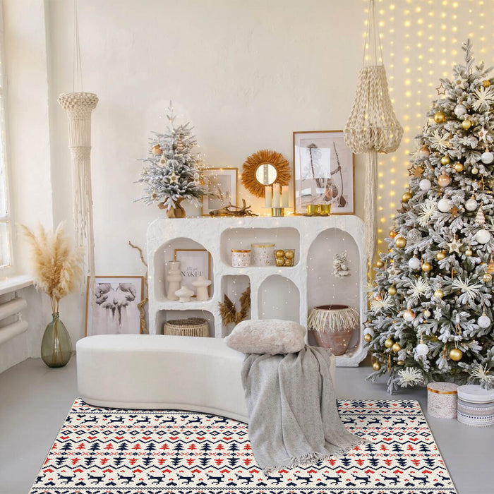 Airgugu Reindeer Christmas Tree Christmas Rug🎄🔥