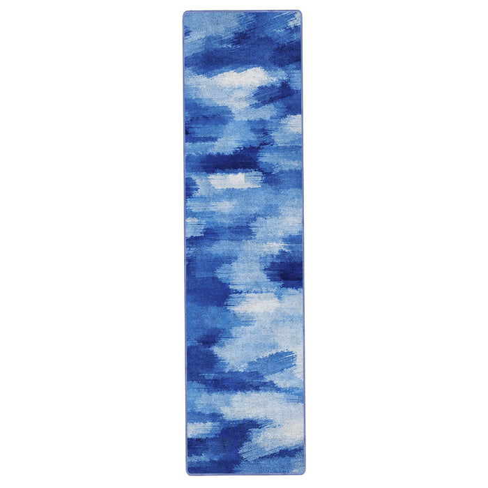 Airgugu Modern Minimalist Blue & White Ink Rug
