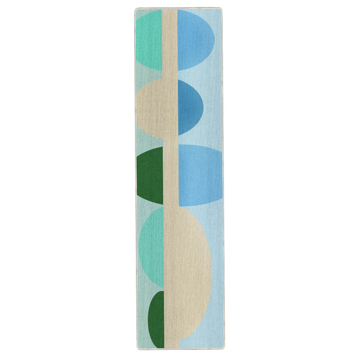 Airgugu KidSpace Delight Colorful Oval Geometric Rug