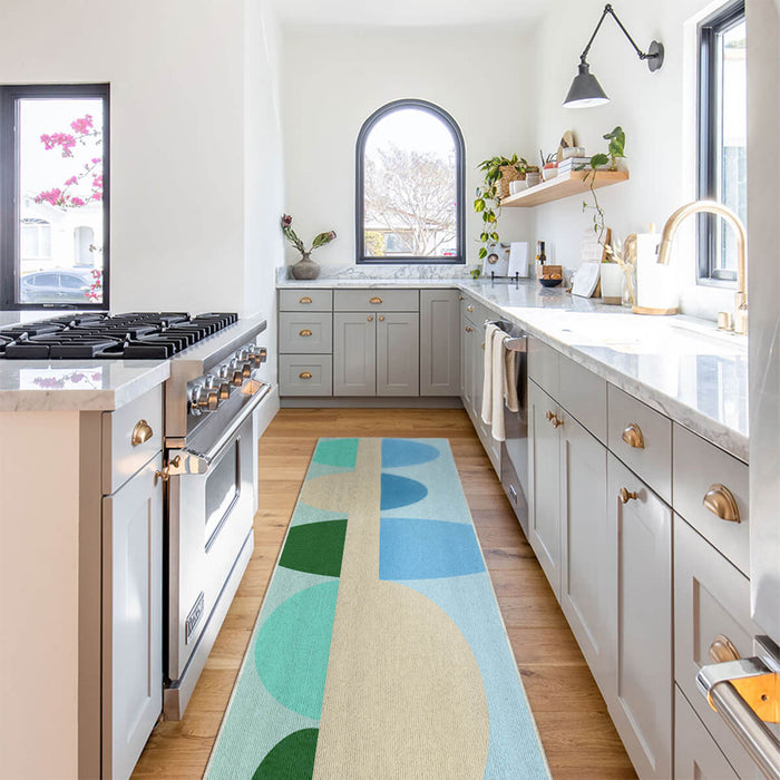Airgugu KidSpace Delight Colorful Oval Geometric Rug