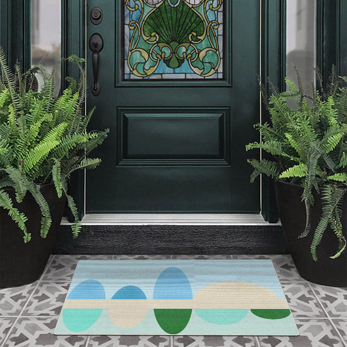 Airgugu KidSpace Delight Colorful Oval Geometric Rug