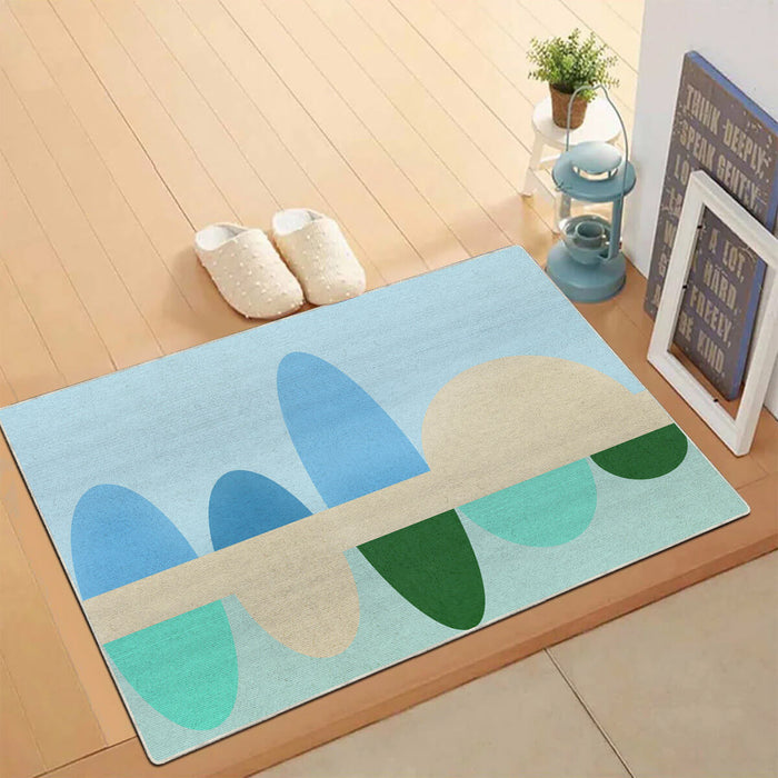 Airgugu KidSpace Delight Colorful Oval Geometric Rug